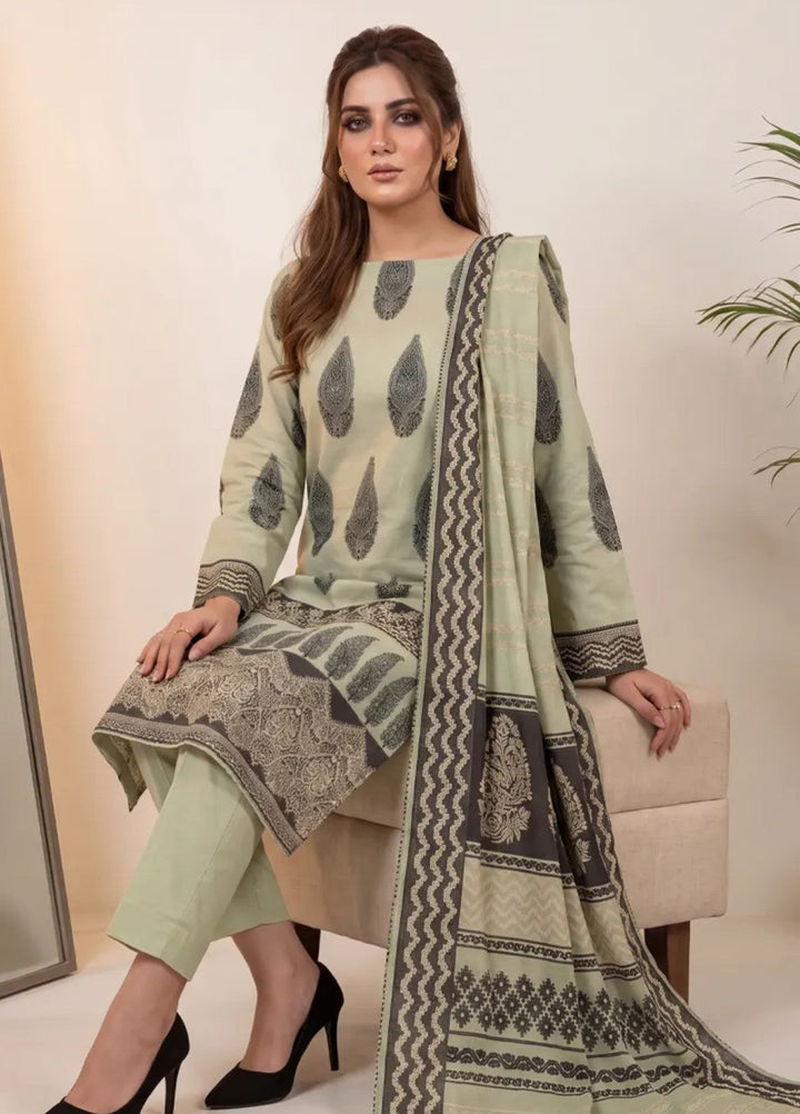 Salitex Unstitched Printed Jacquard 3 Piece Suit WP7L3PBC513 Casual Collection