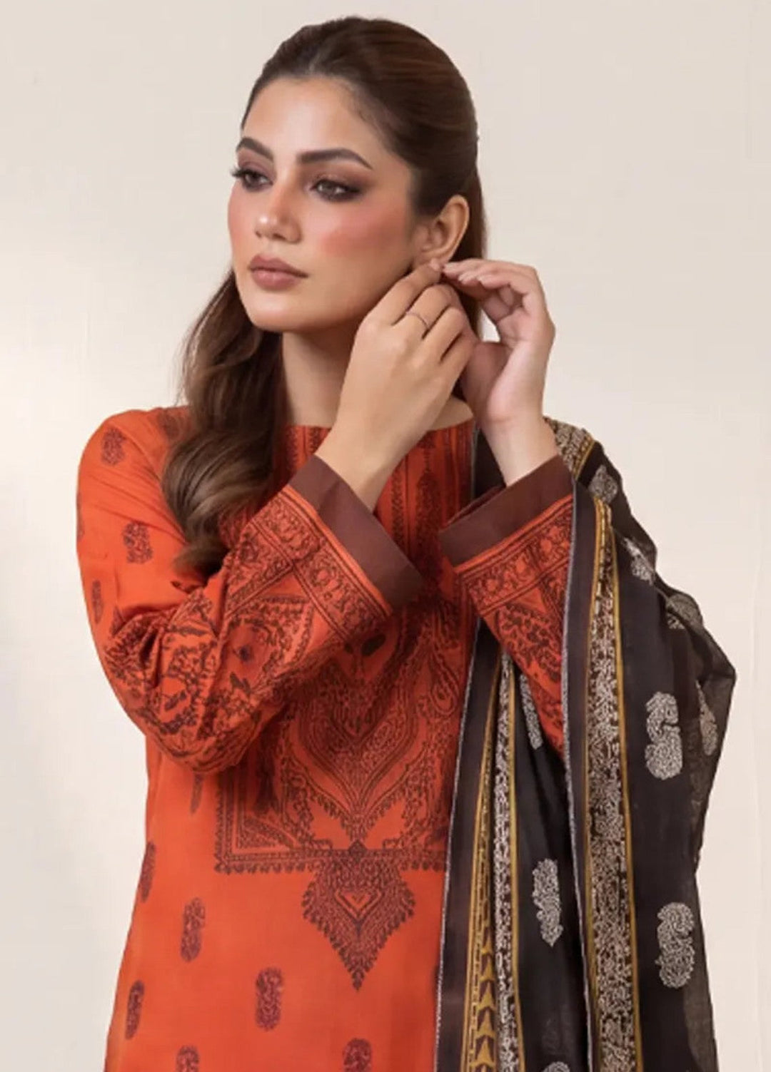 Salitex Unstitched Printed Jacquard 3 Piece Suit WP7L3PBC511 Casual Collection