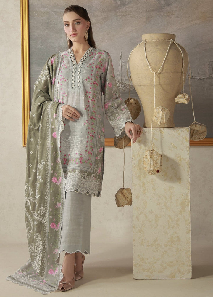 Sahar Unstitched Printed Khaddar 3 Piece Suit Mauvelle Winter Collection