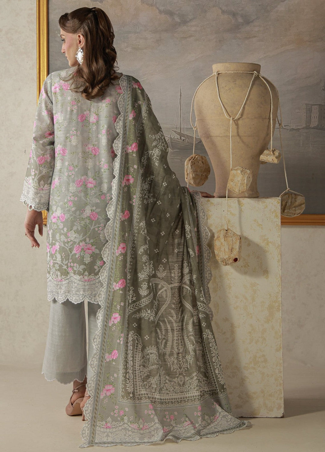 Sahar Unstitched Printed Khaddar 3 Piece Suit Mauvelle Winter Collection