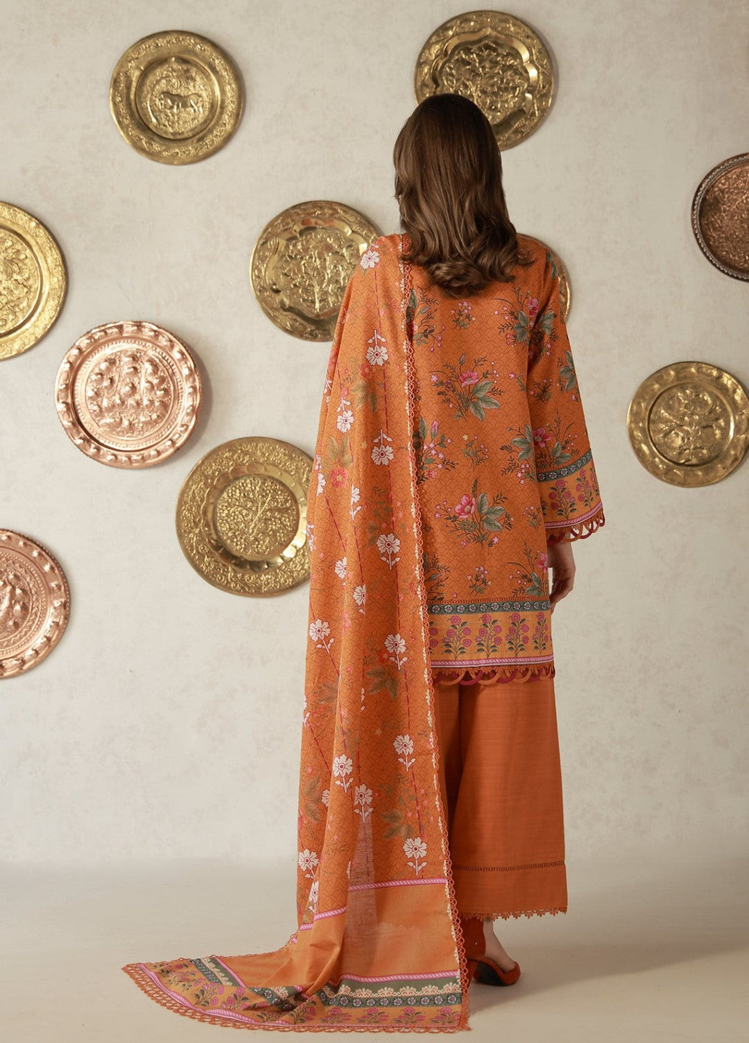 Sahar Unstitched Printed Khaddar 3 Piece Suit Aubrelle Winter Collection