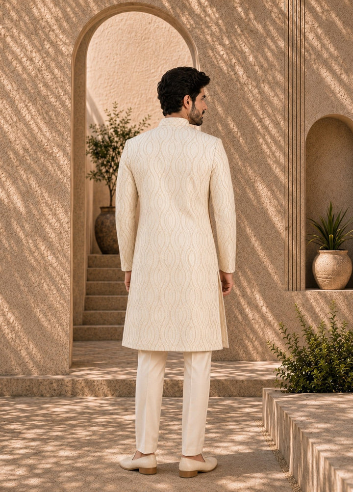 TGM Mens RTW Chikankari Chikankari Kurta Pajama Suit Royan Pearl Festive Collection