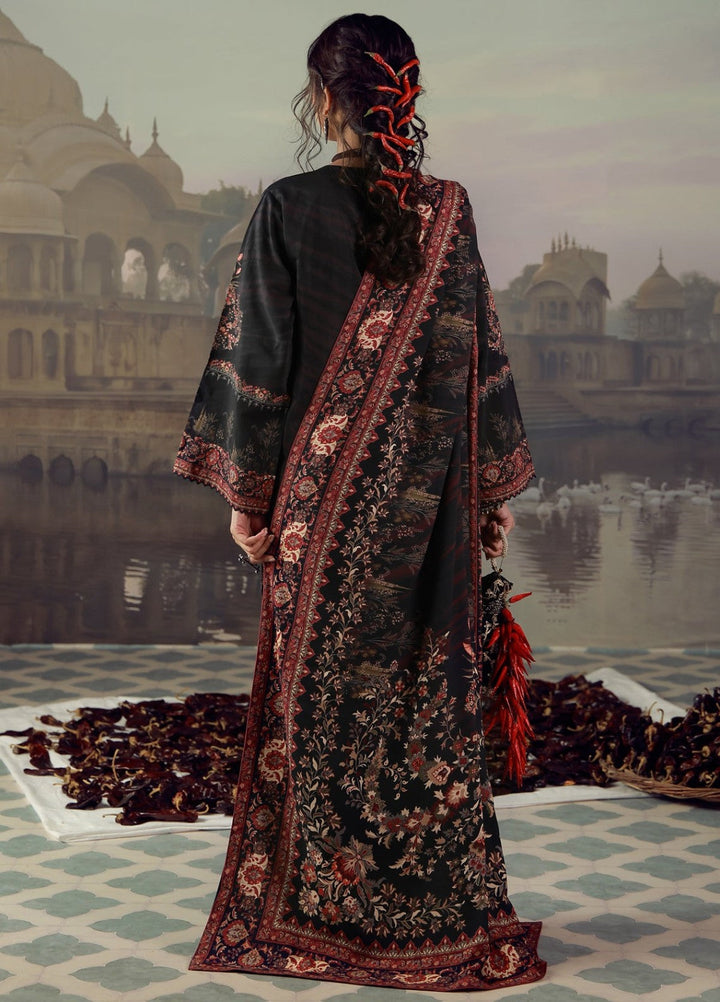 Sahar Unstitched Printed Viscose 3 Piece Suit Velmora Winter Collection