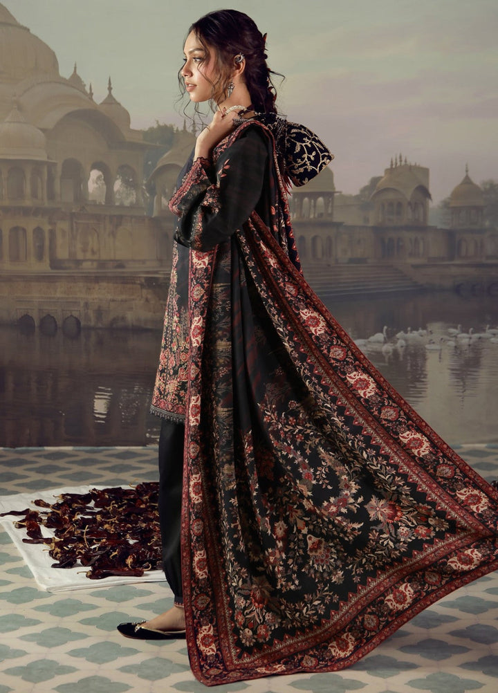 Sahar Unstitched Printed Viscose 3 Piece Suit Velmora Winter Collection