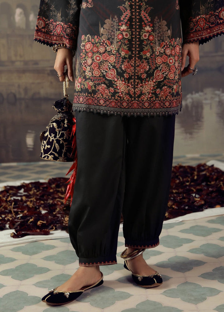 Sahar Unstitched Printed Viscose 3 Piece Suit Velmora Winter Collection