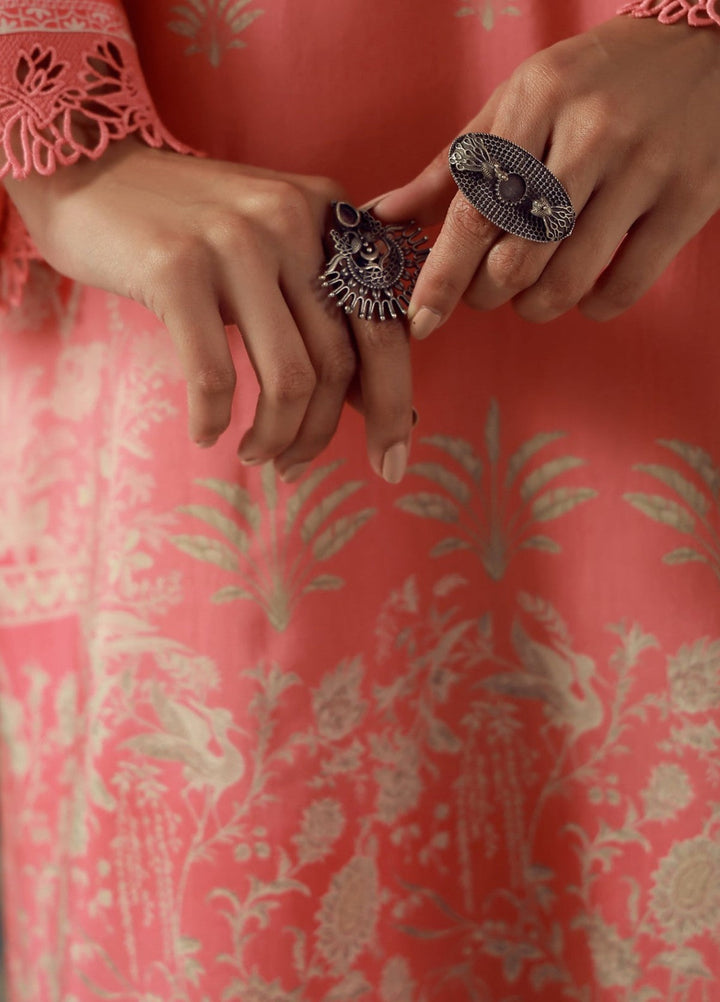 Sahar Unstitched Printed Viscose 3 Piece Suit Rosavere Winter Collection