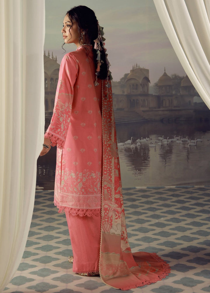 Sahar Unstitched Printed Viscose 3 Piece Suit Rosavere Winter Collection