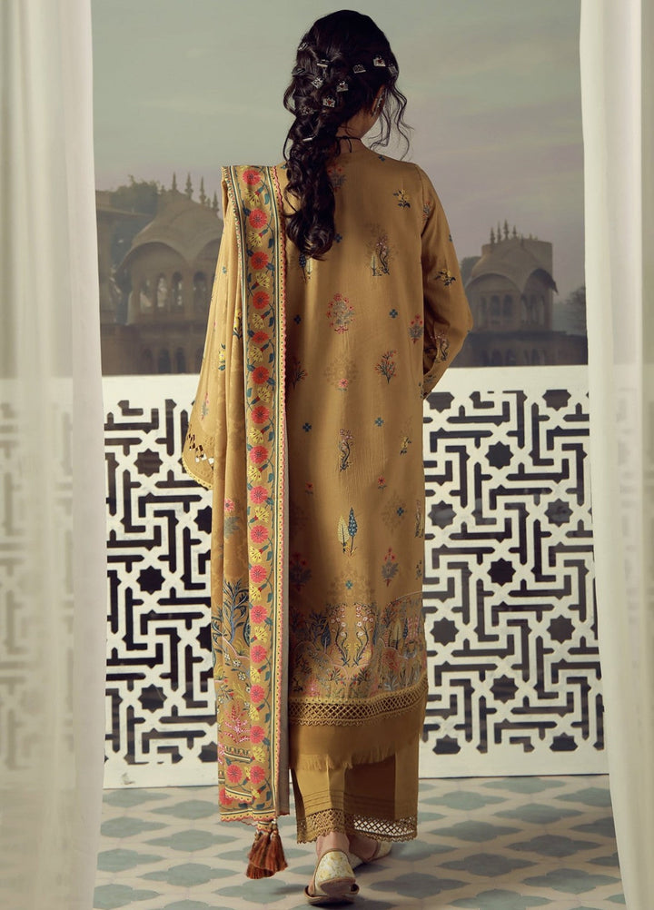 Sahar Unstitched Printed Viscose 3 Piece Suit Saffrienne Winter Collection