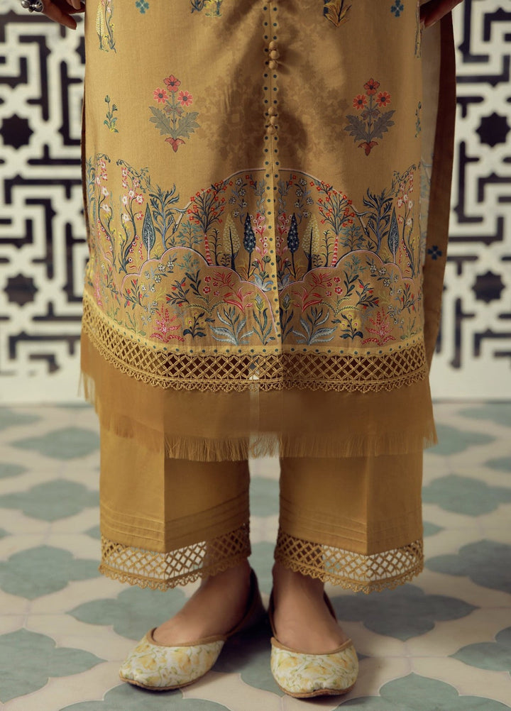 Sahar Unstitched Printed Viscose 3 Piece Suit Saffrienne Winter Collection
