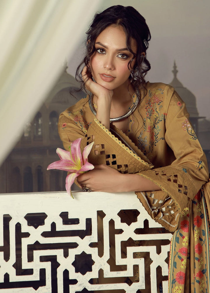 Sahar Unstitched Printed Viscose 3 Piece Suit Saffrienne Winter Collection