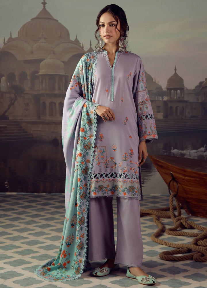 Sahar Unstitched Printed Viscose 3 Piece Suit Avenelle Winter Collection
