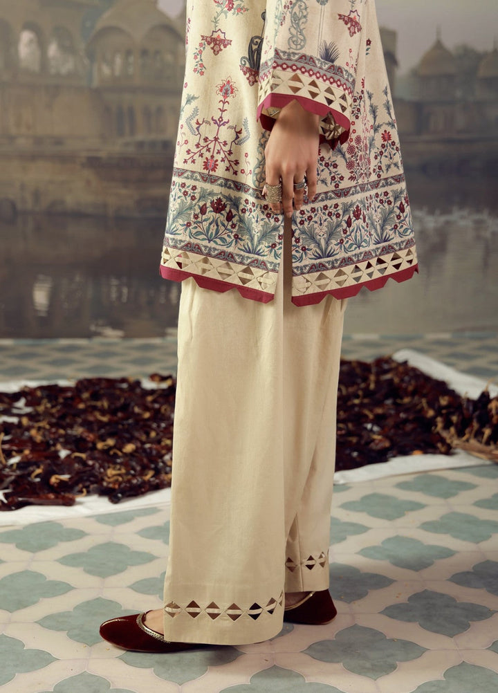 Sahar Unstitched Printed Viscose 3 Piece Suit Burgelune Winter Collection