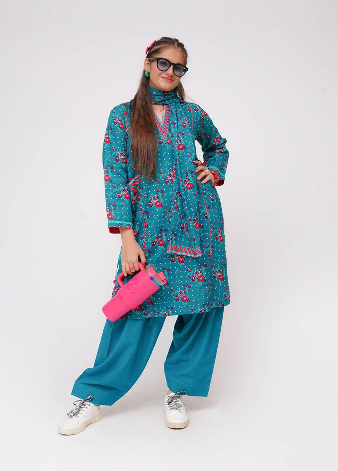 Winter Fall by Senorita Girls RTW Printed Karandi 3 Piece Suit GAD-03635 Casual Collection
