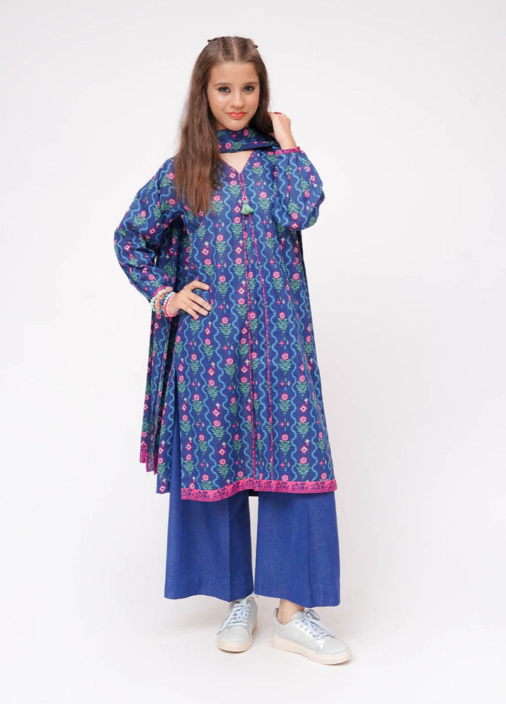 Winter Fall by Senorita Girls RTW Printed Karandi 3 Piece Suit GAD-03634 Casual Collection