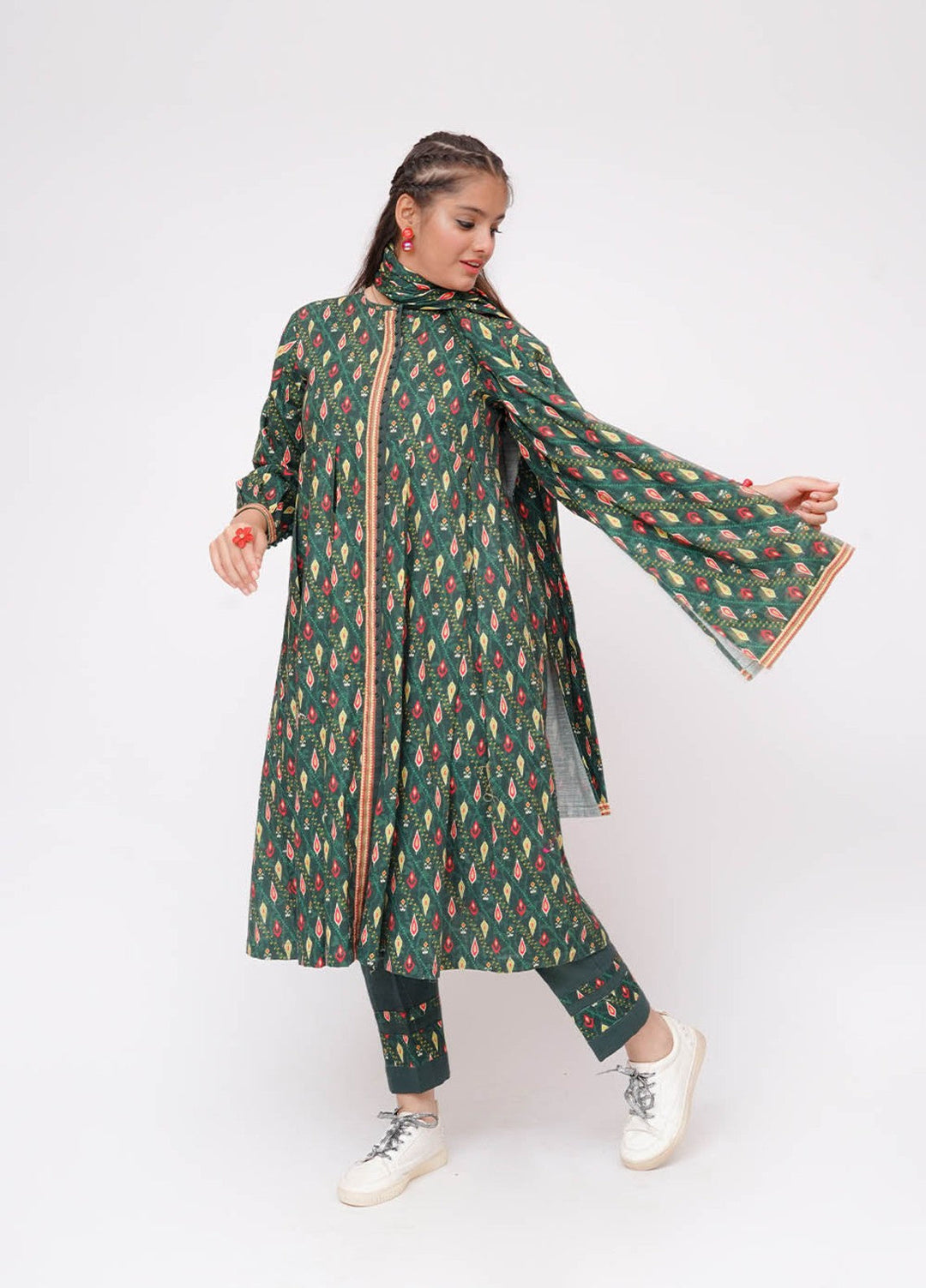 Winter Fall by Senorita Girls RTW Printed Khaddar 3 Piece Suit GAD-03648 Casual Collection