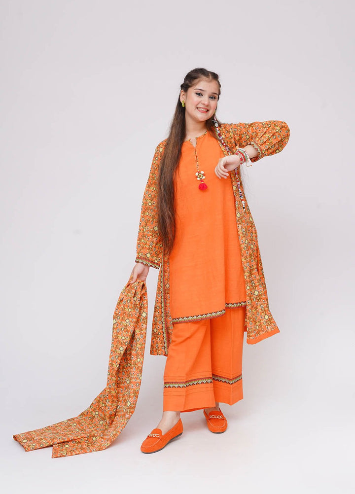 Winter Fall by Senorita Girls RTW Printed Khaddar 3 Piece Suit GAD-03632 Casual Collection
