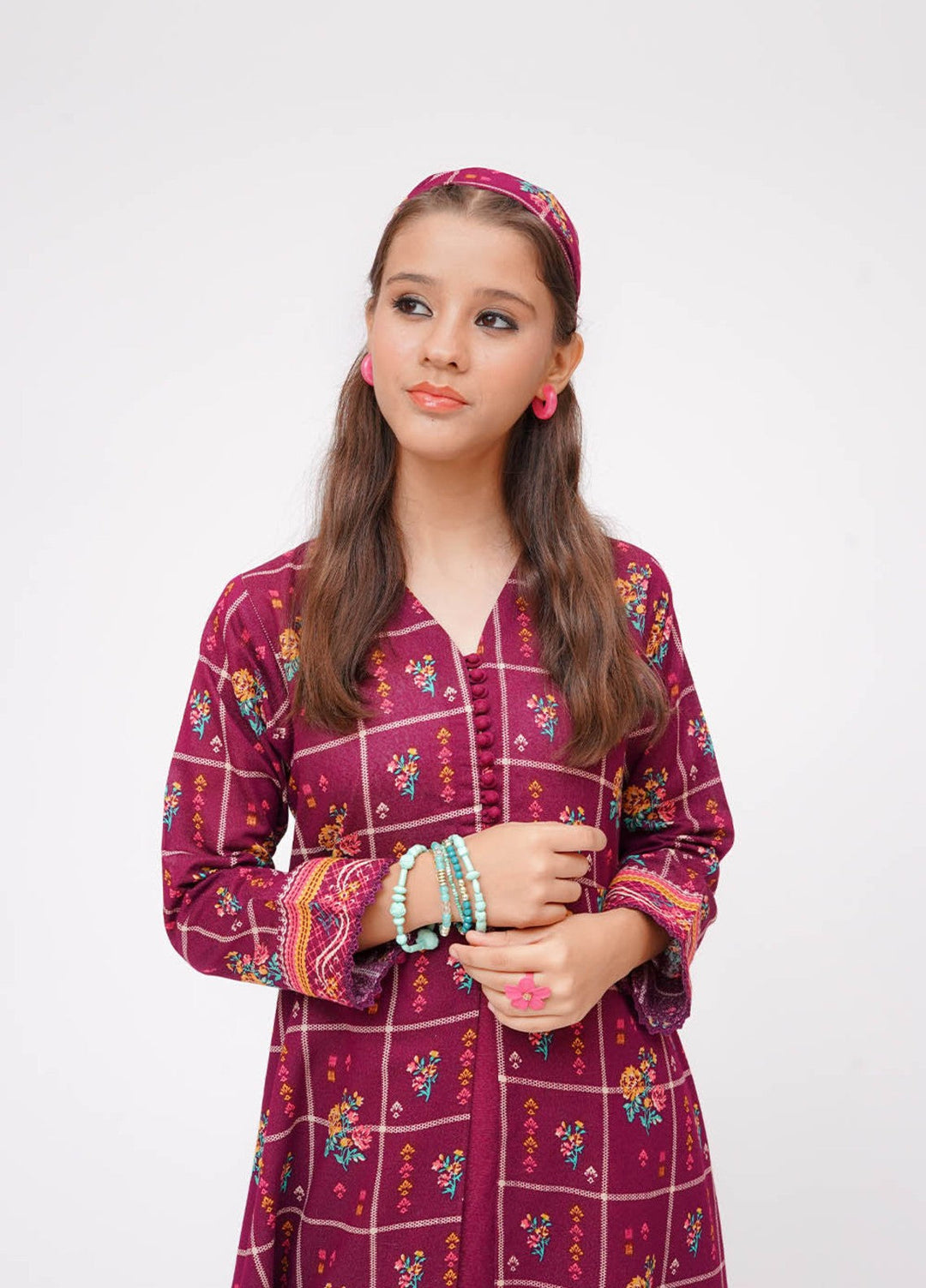 Winter Fall by Senorita Girls RTW Printed Karandi 3 Piece Suit GAD-03645 Casual Collection