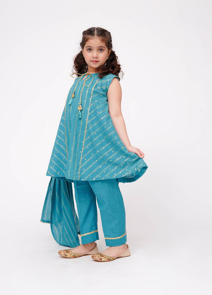 Winter Fall by Senorita Kids RTW Printed Karandi 3 Piece Suit KAD-03660 Casual Collection