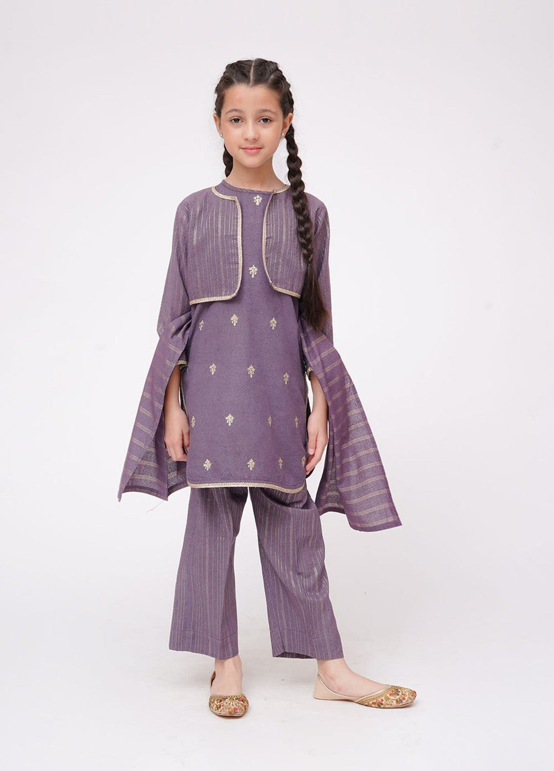 Winter Fall by Senorita Kids RTW Printed Karandi 3 Piece Suit KAD-03659 Casual Collection