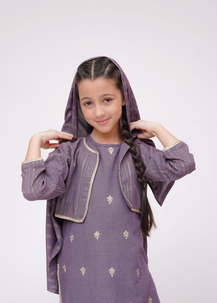 Winter Fall by Senorita Kids RTW Printed Karandi 3 Piece Suit KAD-03659 Casual Collection
