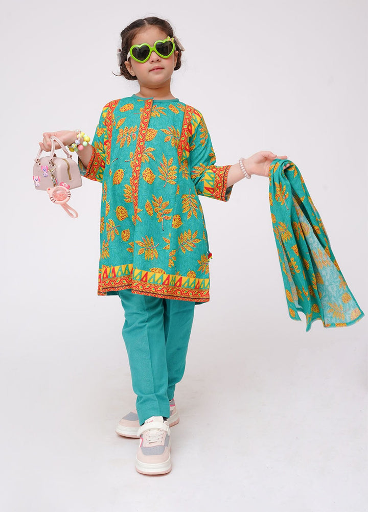Winter Fall by Senorita Kids RTW Printed Karandi 3 Piece Suit KAD-03638 Casual Collection