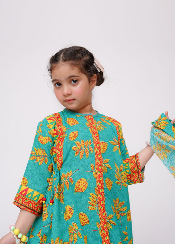 Winter Fall by Senorita Kids RTW Printed Karandi 3 Piece Suit KAD-03638 Casual Collection