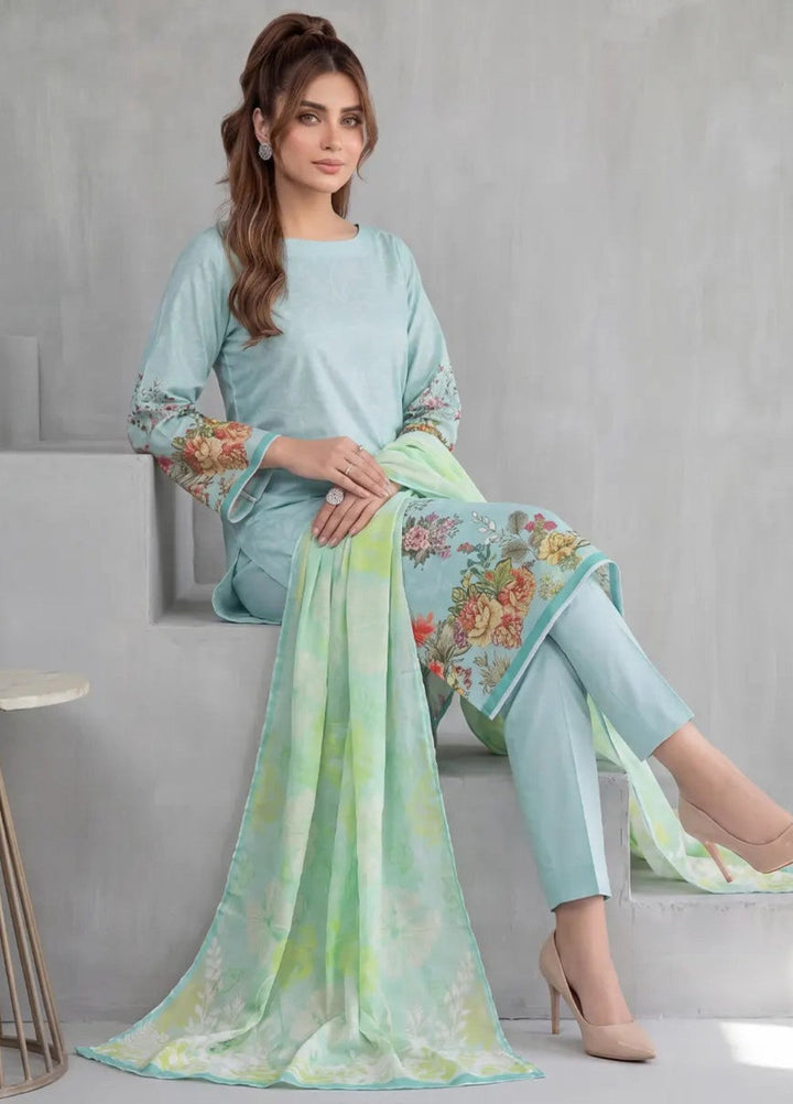 Salitex Unstitched Printed Cambric 3 Piece Suit SUNS8HA1006 Casual Collection