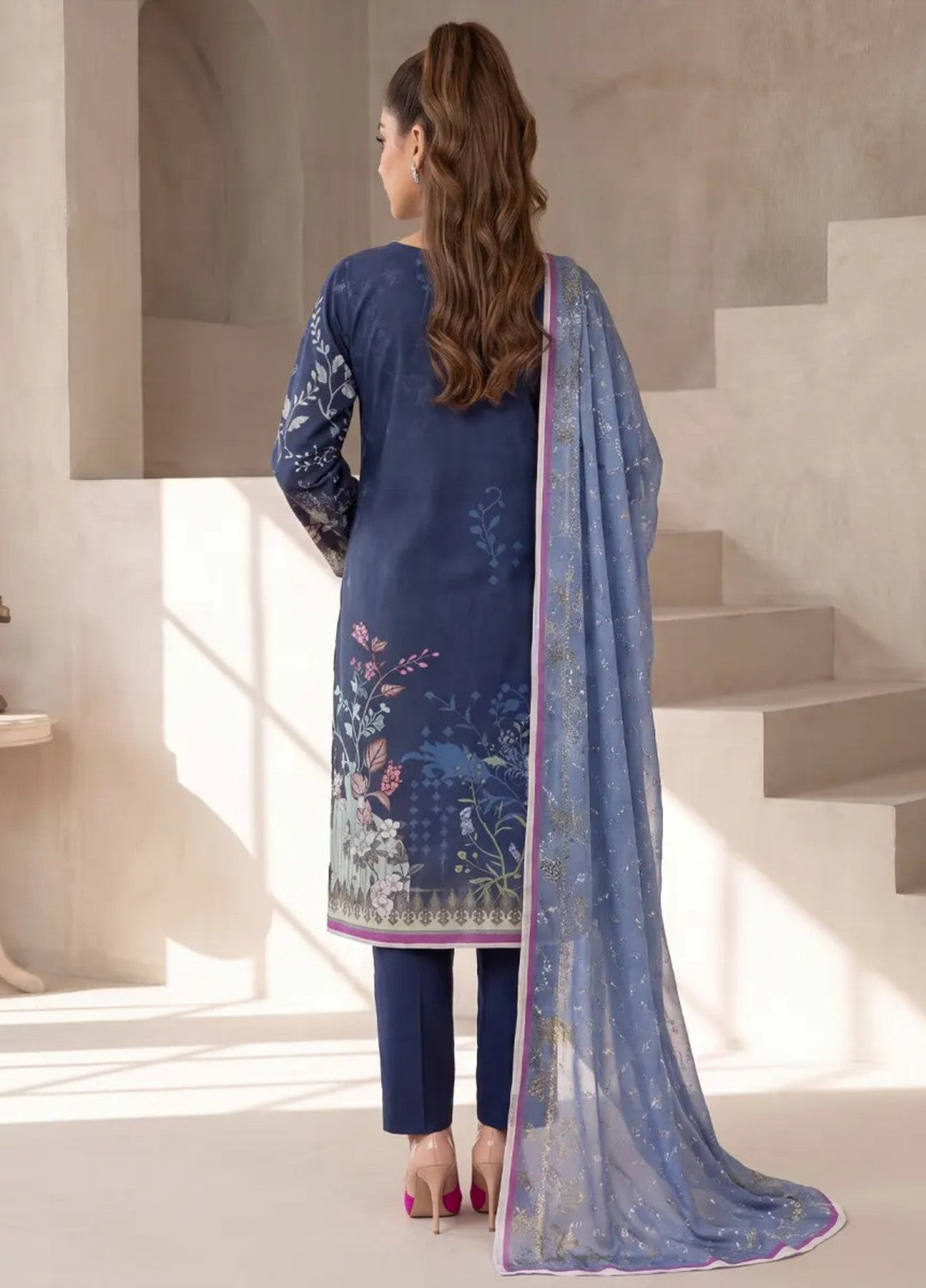 Salitex Unstitched Printed Cambric 3 Piece Suit SUNS8HA1007 Casual Collection