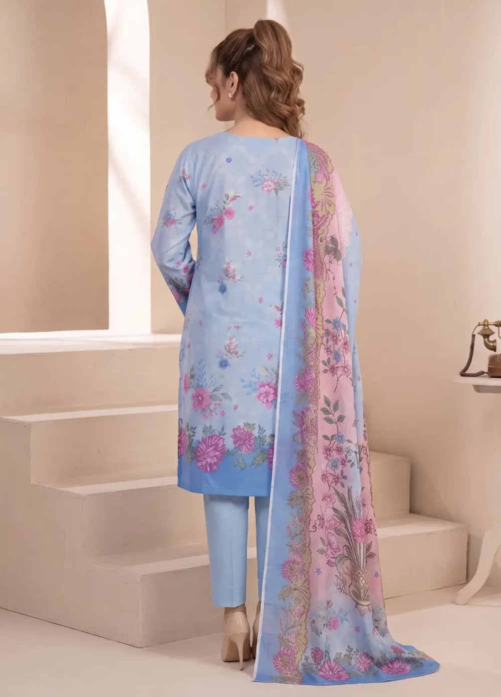Salitex Unstitched Printed Cambric 3 Piece Suit SUNS8HA1008 Casual Collection