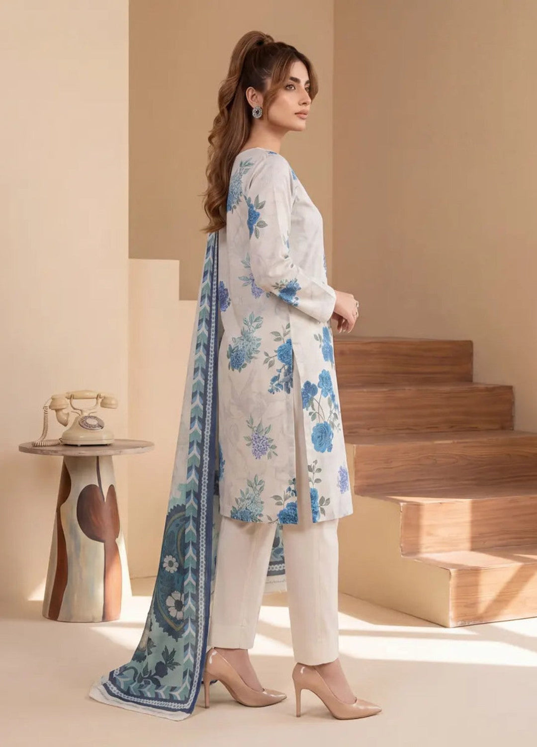 Salitex Unstitched Printed Cambric 3 Piece Suit SUNS8HA1009 Casual Collection