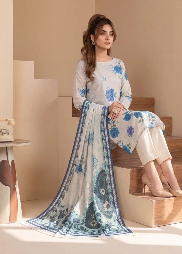 Salitex Unstitched Printed Cambric 3 Piece Suit SUNS8HA1009 Casual Collection