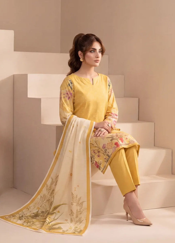 Salitex Unstitched Printed Cambric 3 Piece Suit SUNS8HA1010 Casual Collection