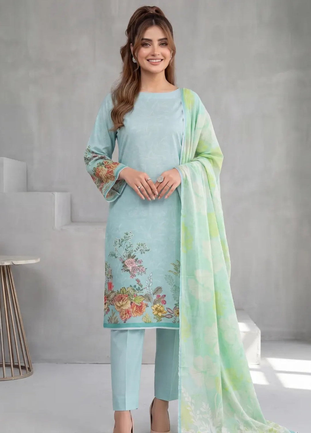 Salitex Unstitched Printed Cambric 3 Piece Suit SUNS8HA1006 Casual Collection
