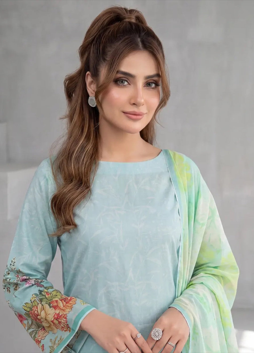 Salitex Unstitched Printed Cambric 3 Piece Suit SUNS8HA1006 Casual Collection