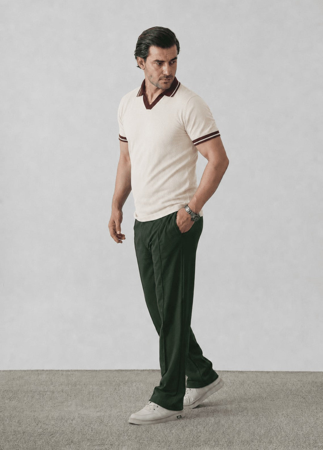 Zenetti Mens RTW Solids Cotton Trouser Suit Pleated Casual Collection