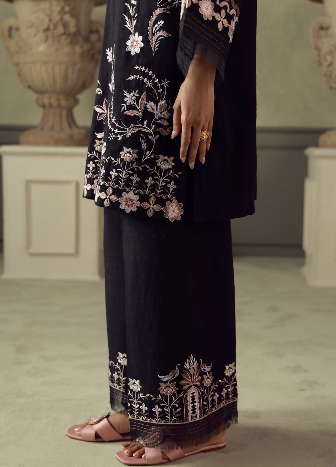Sahar Unstitched Embroidered Khaddar 3 Piece Suit Zarelle Winter Collection