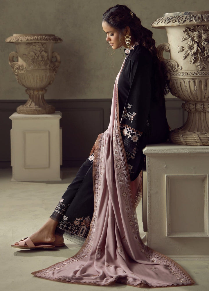 Sahar Unstitched Embroidered Khaddar 3 Piece Suit Zarelle Winter Collection