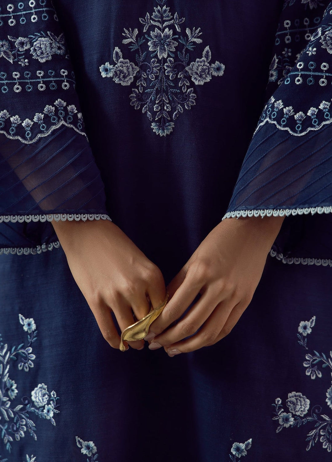 Sahar Unstitched Embroidered Khaddar 3 Piece Suit Aurelia Winter Collection