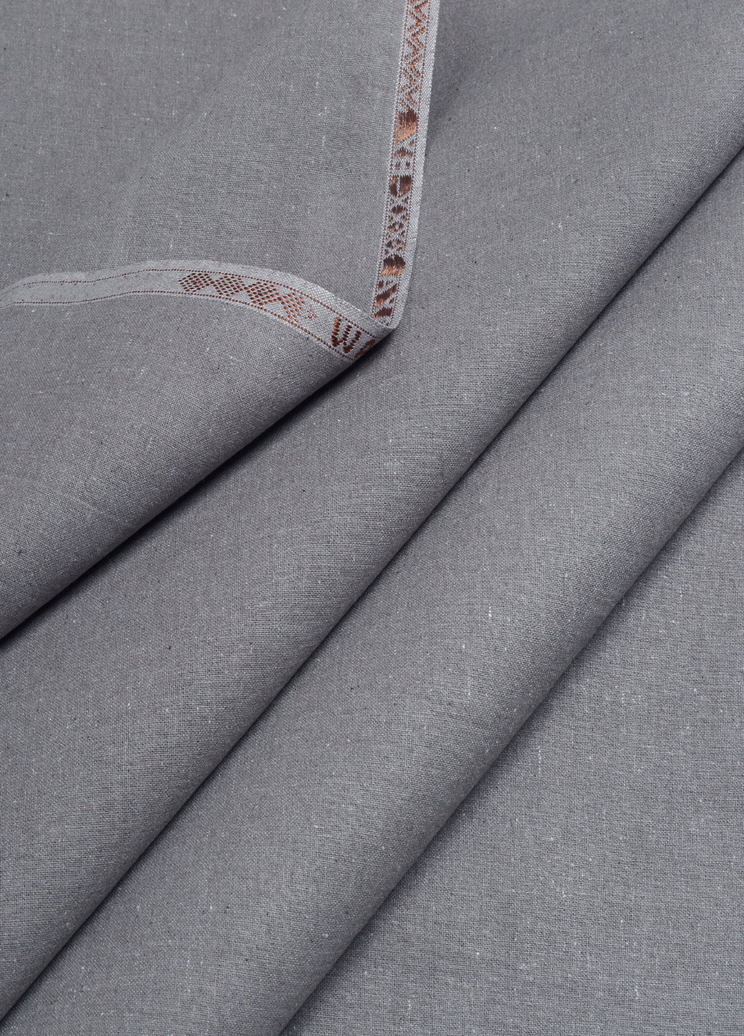 Wasaya by Fabrich Men Unstitched Embroidered Khaddar 2 Piece Suit Grey Winter Collection