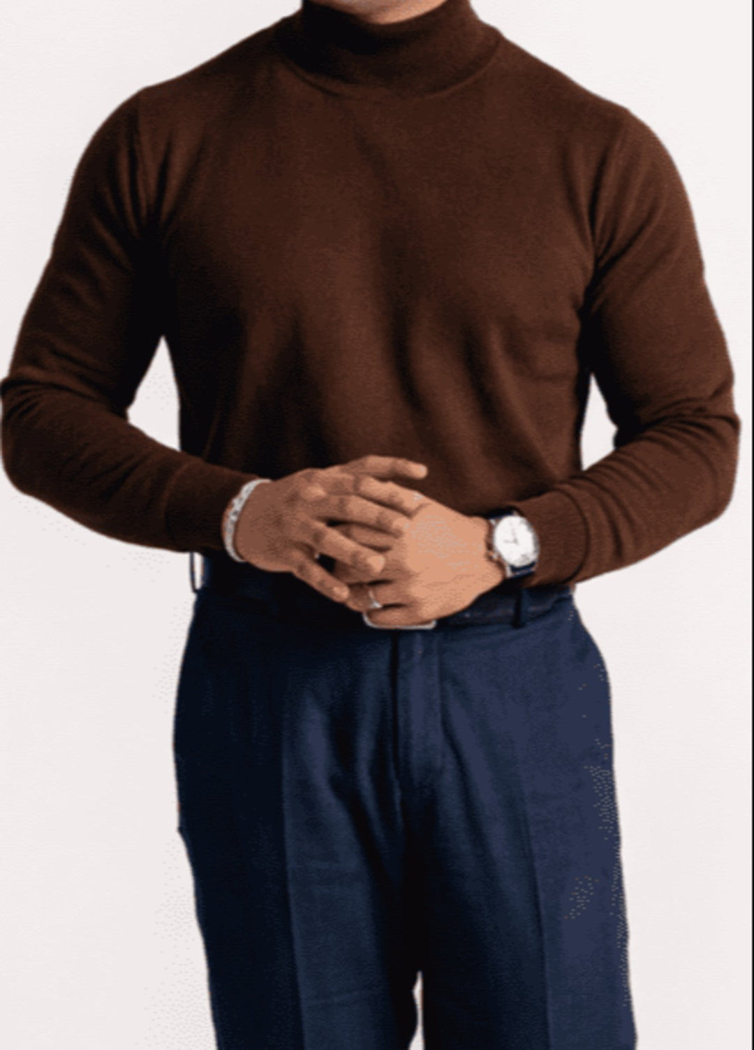 Artezan Inc RTW Solids Cotton Jumper Turtle Neck Casual Collection
