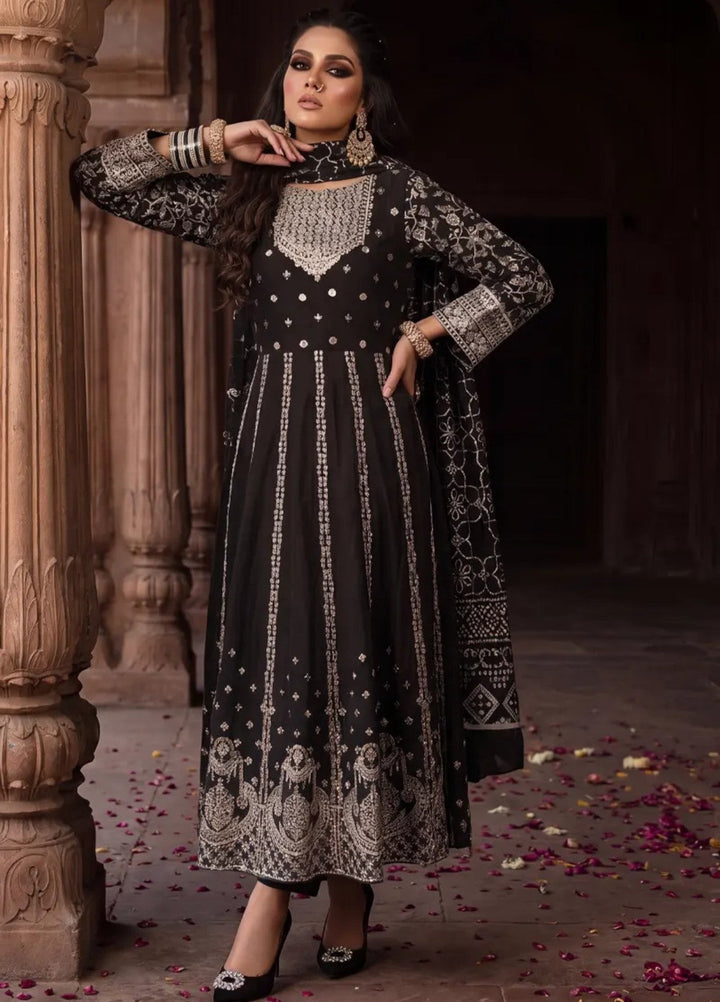 Salitex Unstitched Embroidered Raw Silk 3 Piece Suit WP7L3PEF462 Festive Collection