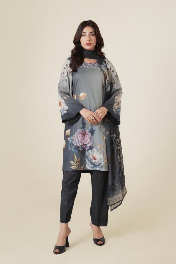 Zara e Jahan by Huma Gul RTW Printed Lawn 3 Piece Suit HG-905 Eid Collection
