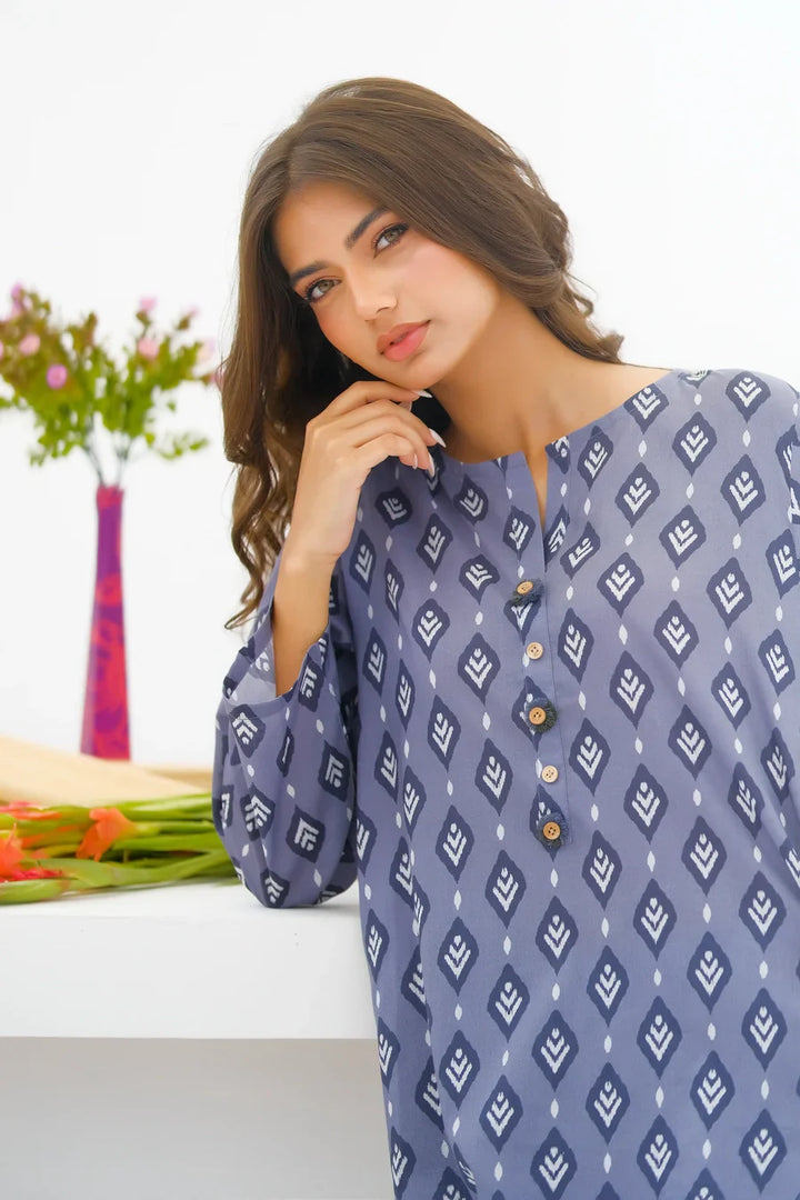 Dhaga Women Pret Printed 2 Piece Lawn Matching Separate FW24DSP0017 - Summer Collection