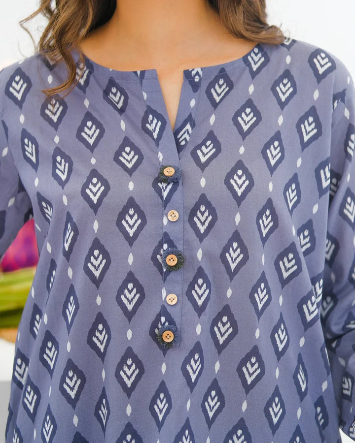 Dhaga Women Pret Printed 2 Piece Lawn Matching Separate FW24DSP0017 - Summer Collection