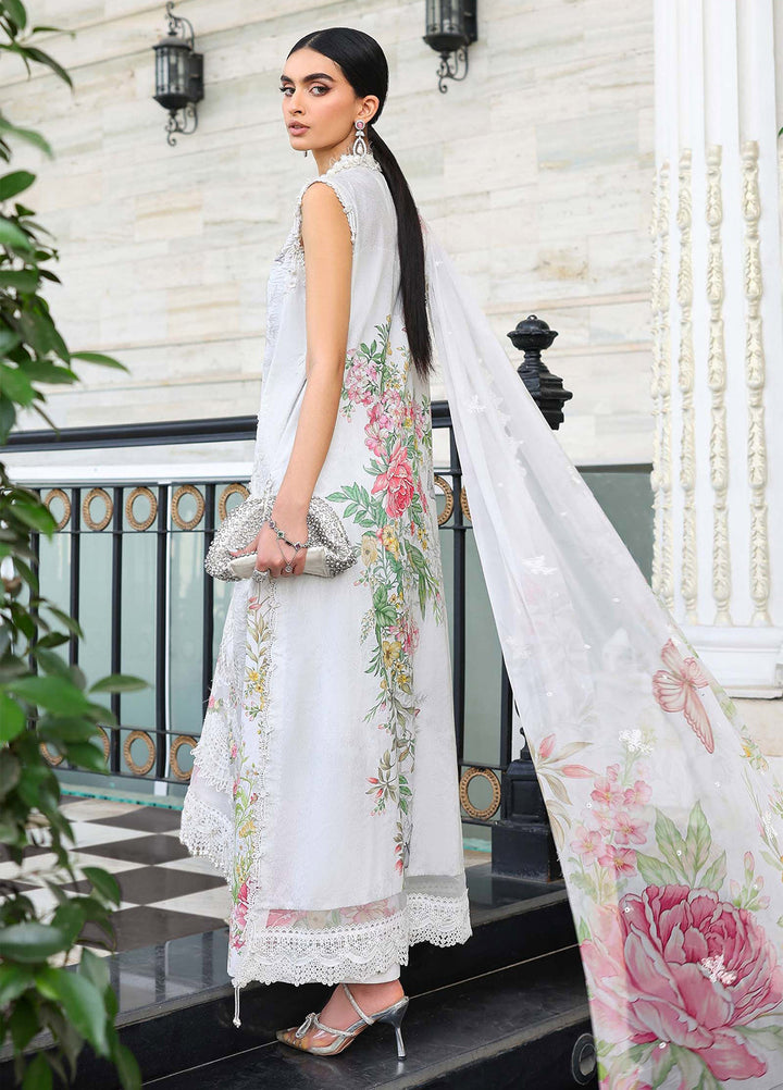 Maria B Unstitched Embroidered Lawn 3 Piece Suit MB26ULE D3 - Eid Collection