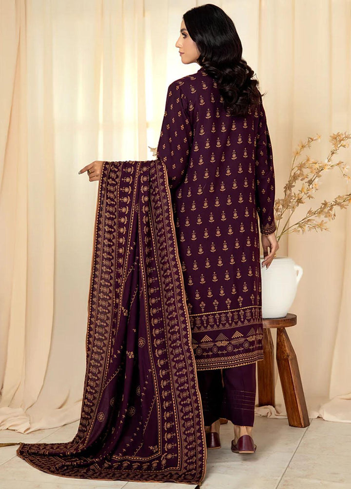 Lakhany Printed Cashmere Wool Suits Unstitched 3 Piece LSM22CV CVC-1003-A - Winter Collection