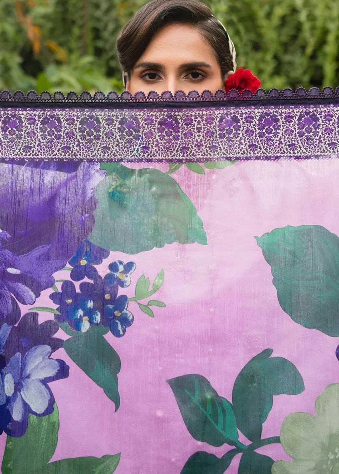 Muzlin By Sana Safinaz Embroidered Chambray Suits Unstitched 3 Piece SS23MZ 12A - Summer Collection