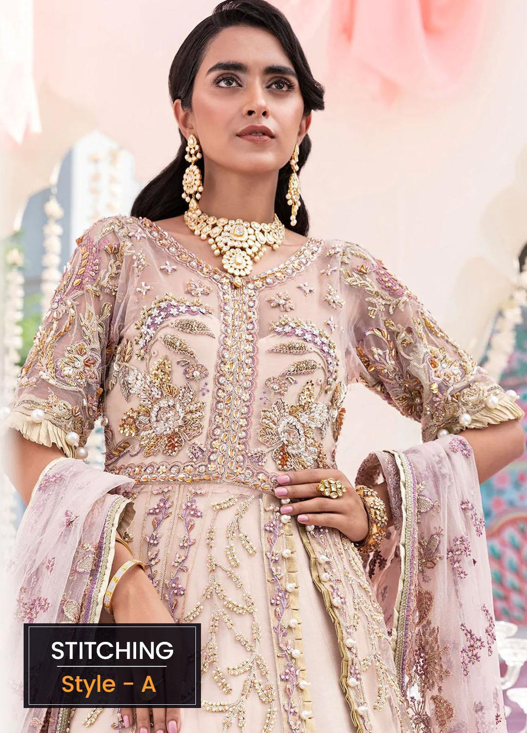 Veer Di Wedding by Elaf Embroidered  Suits Unstitched 3 Piece EF22VW EVW 05 - Bridal Collection