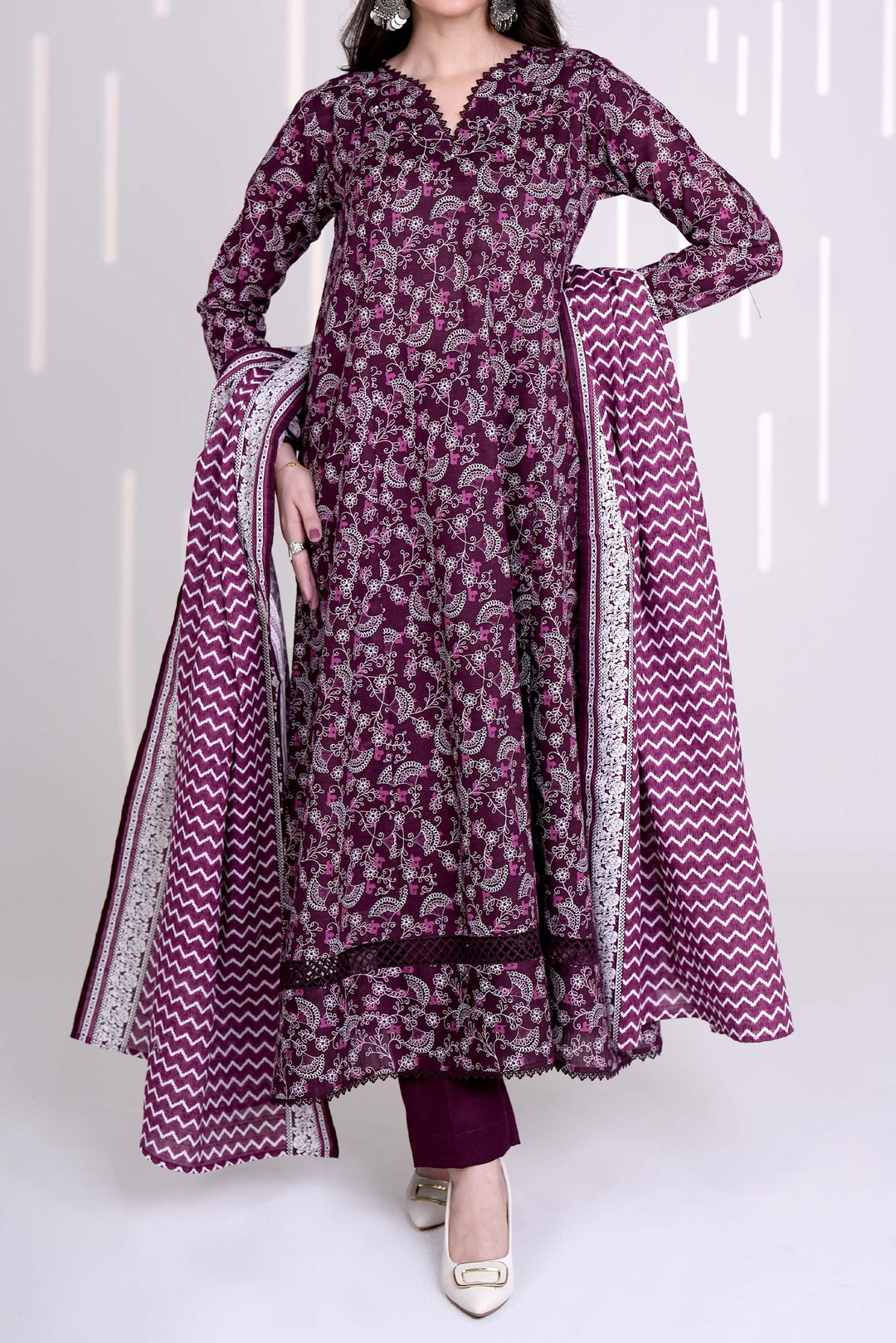 Narmin by Narkin's Unstitched Printed Khaddar 3 Piece Suit NN26UK NUWKDP-3168 - Casual Collection