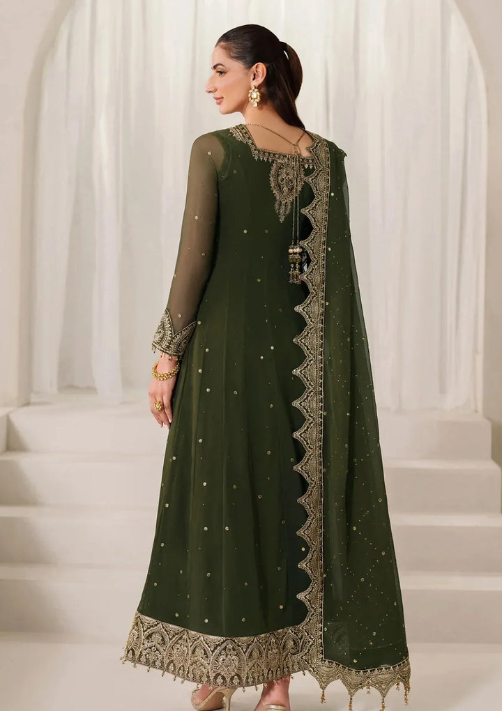 Alizeh Fashion Unstitched Embroidered Chiffon 3 Piece Suit AF26UCF AF-HM-4051-Rekha - Festive Collection